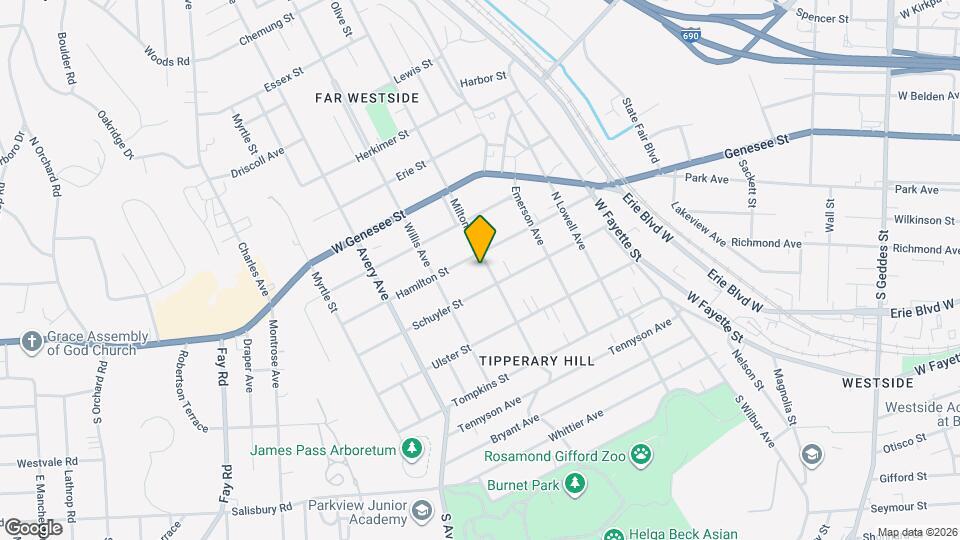 307 Milton Ave Map and Location Details