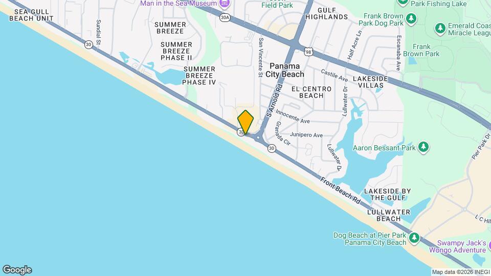 17155 Front Beach Rd Map and Location Details