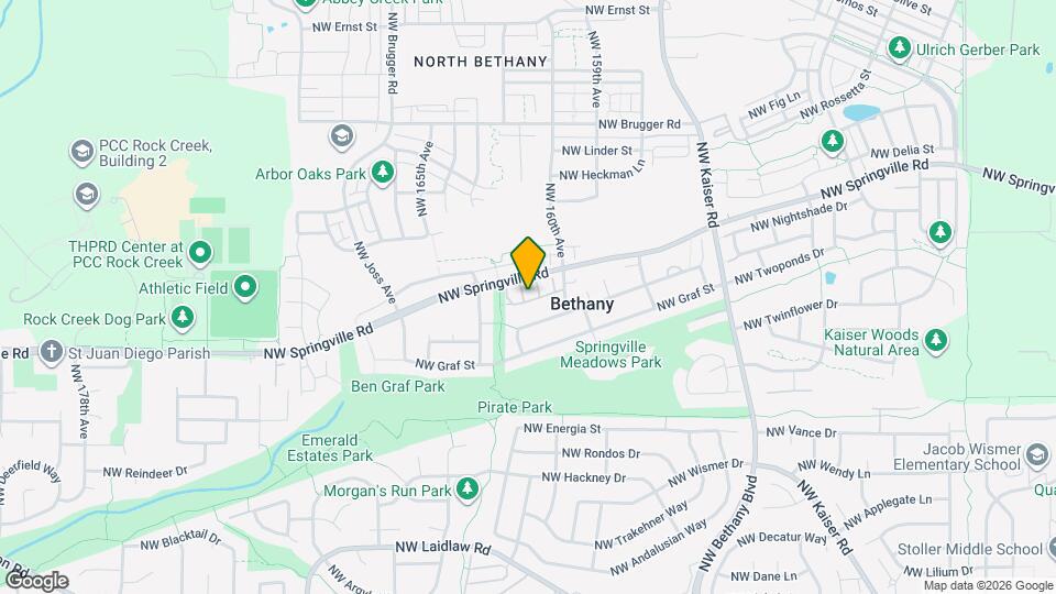 16181 NW Fescue Ct Map and Location Details