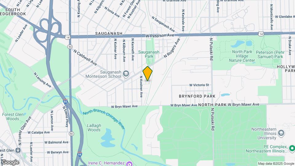 5714 N Lowell Ave, Unit 2 Map and Location Details