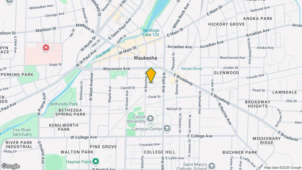 138 Carroll St Map and Location Details