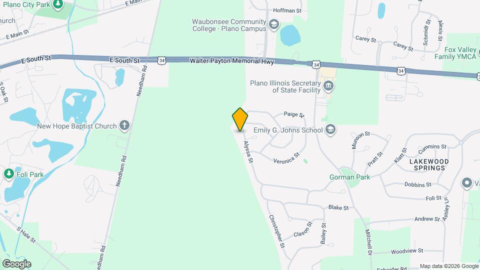 411 Alyssa St Map and Location Details