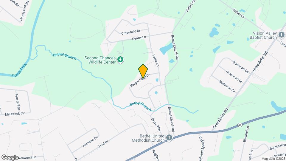 420 Berger Farm Dr Map and Location Details