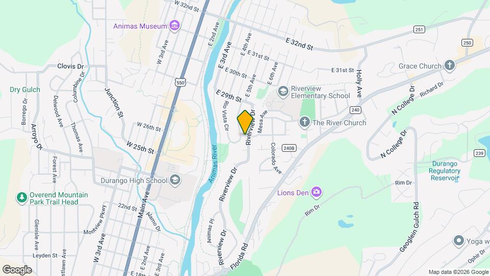 195 Riverview Dr Map and Location Details