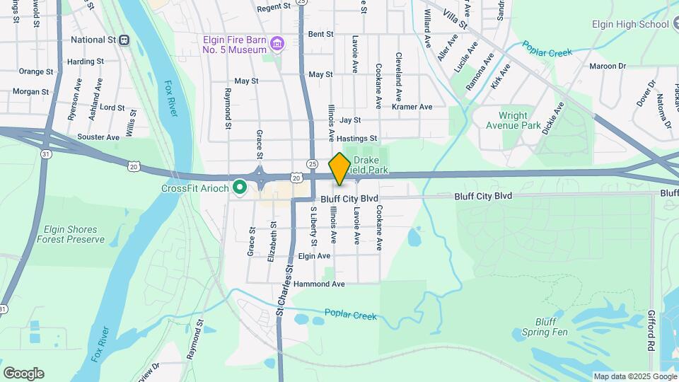 656 Bluff City Blvd Map and Location Details