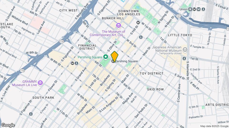 312 W 5th St, Unit 1204 Map and Location Details