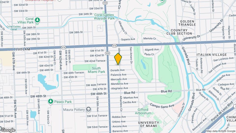 4404 Alhambra Cir Map and Location Details