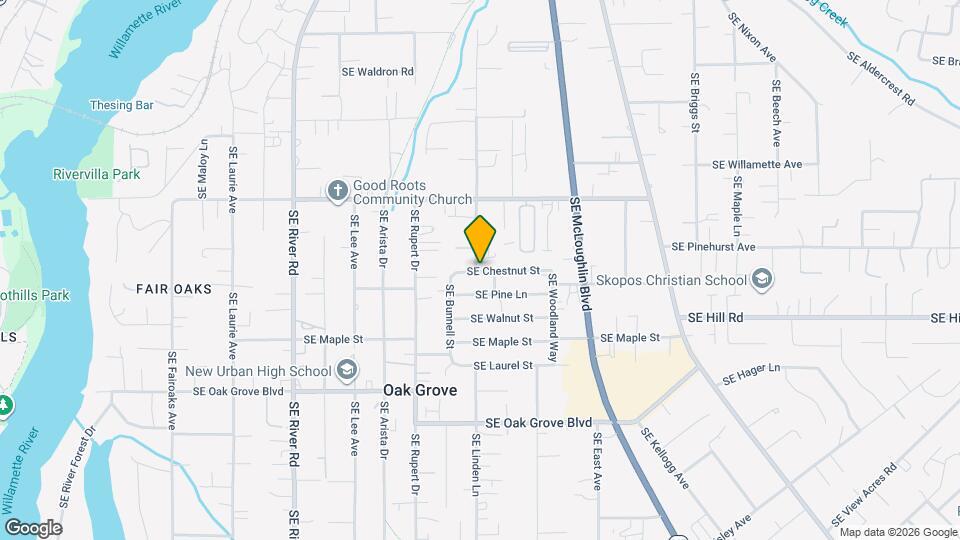 2425 SE Chestnut St Map and Location Details