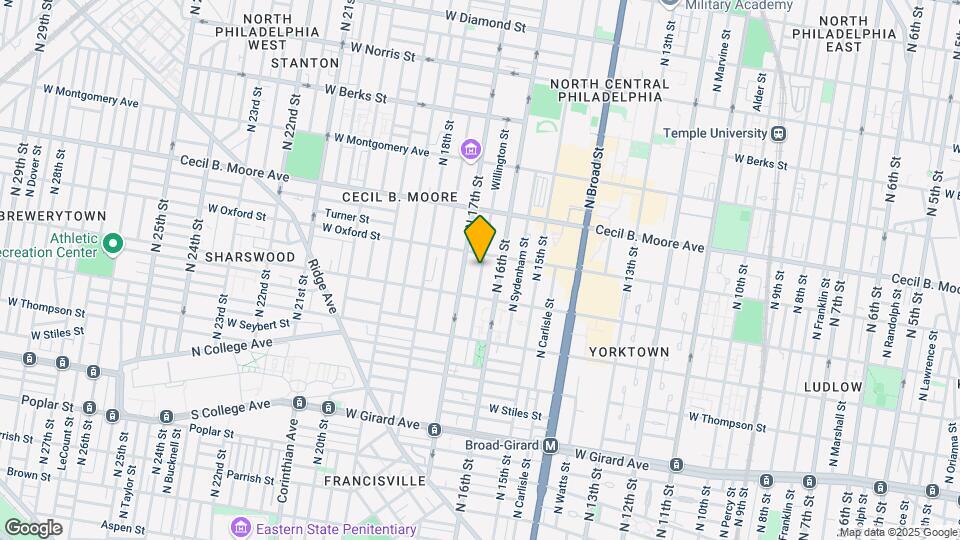 1540-42 N Willington St Mapa y Detalles de la Ubicación