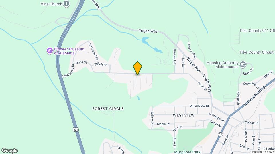 116 Martha George Hall Dr Map and Location Details