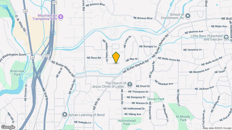 1037 NE Hidden Valley Dr Map and Location Details