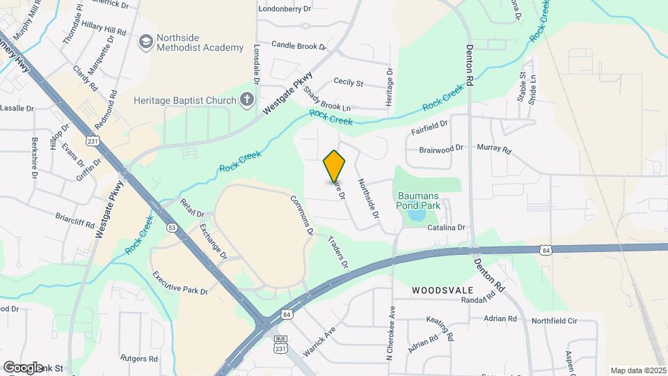 1903 Azure Dr Map and Location Details