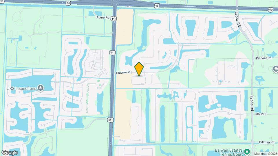 1451 Pioneer Way Map and Location Details