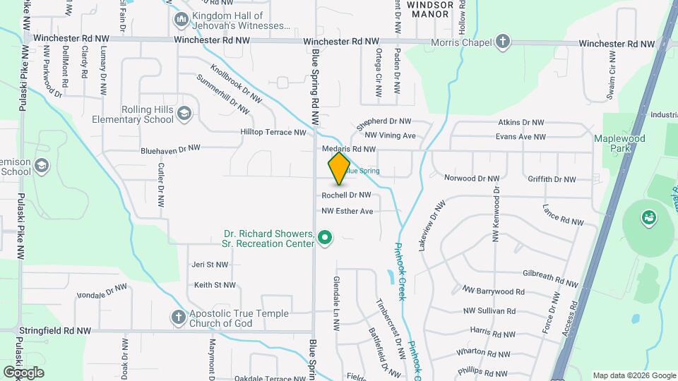 2514 Rochell Dr NW Map and Location Details