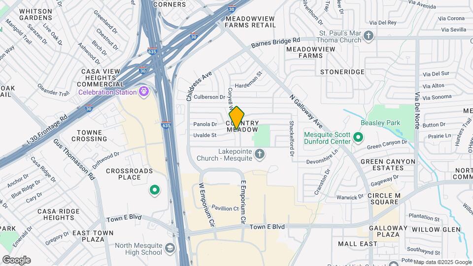 4017 Coryell Way Map and Location Details