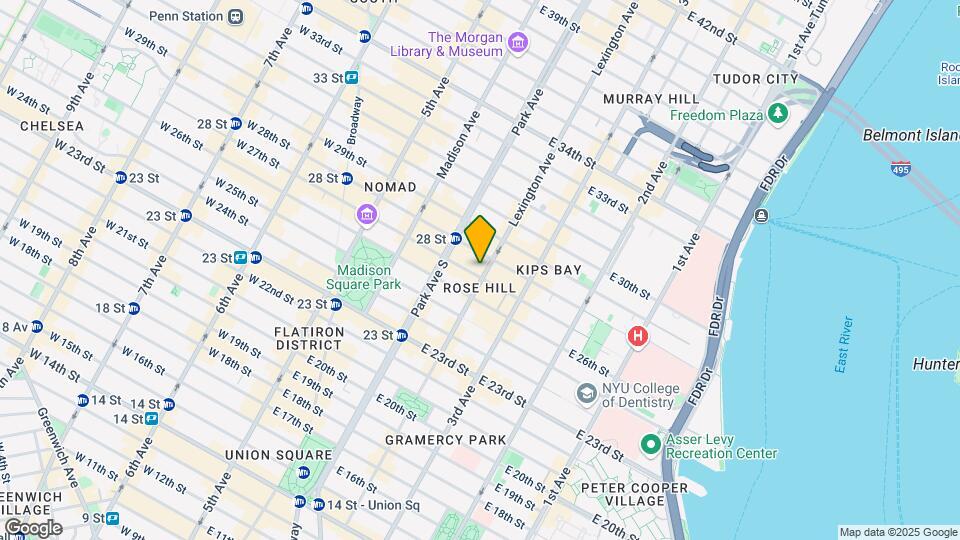 104 Lexington Ave Map and Location Details