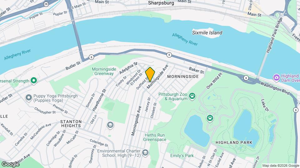 1723 Morningside Ave Map and Location Details