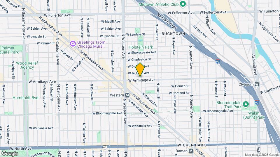 2300 W Armitage Ave Mapa y Detalles de la Ubicación