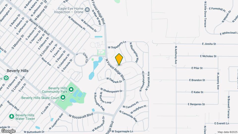 3790 N Honeylocust Dr Map and Location Details