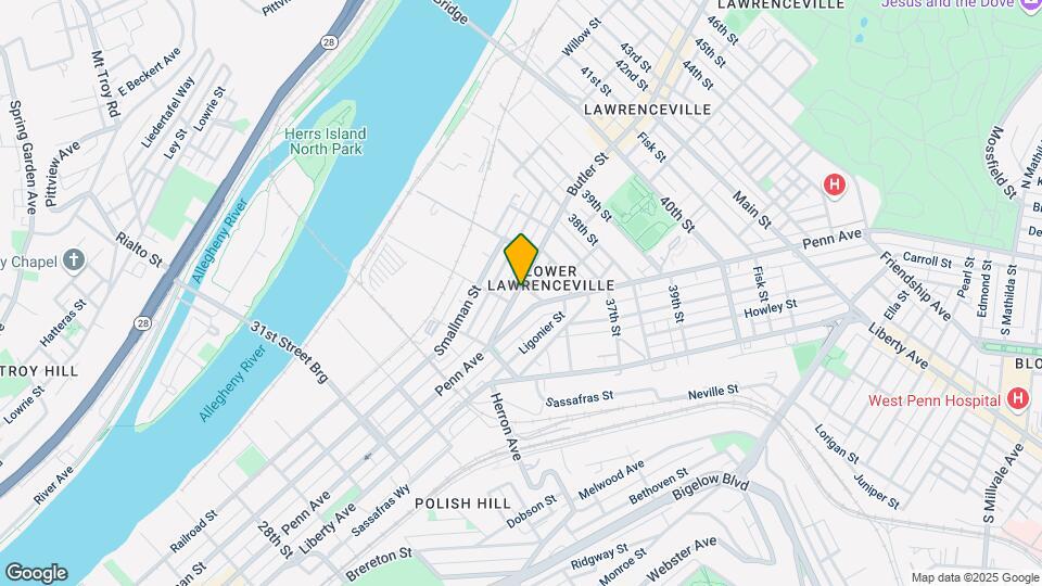 3514 Butler St Map and Location Details
