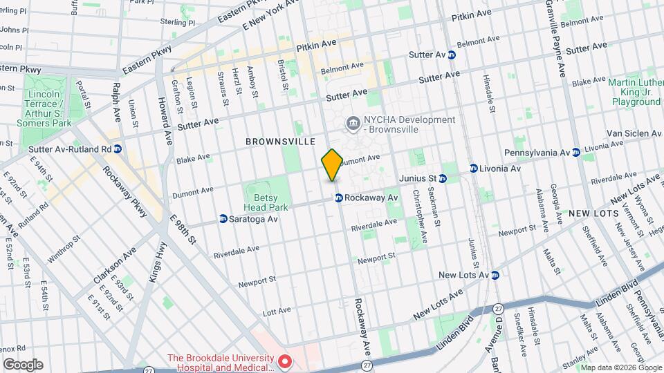 688 Rockaway Ave Mapa y Detalles de la Ubicación