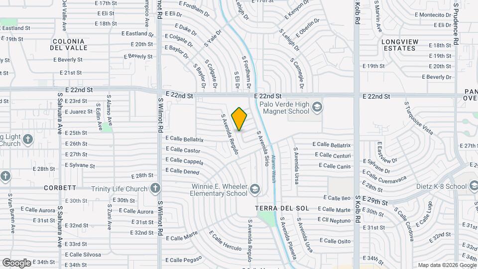 1456 S Avenida Sirio Map and Location Details
