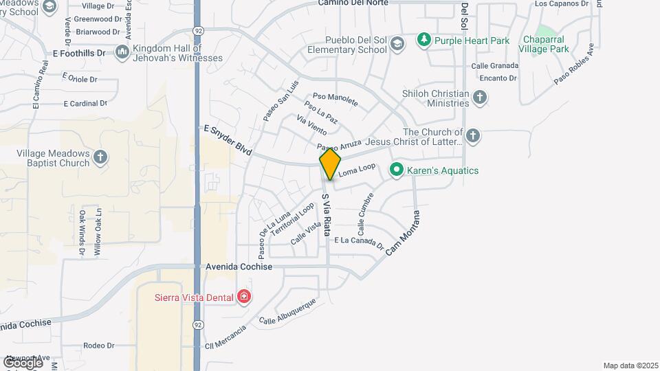 4864 Loma Loop Map and Location Details
