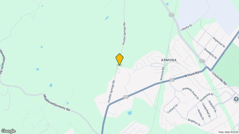 888 Proffitt Springs Rd Map and Location Details