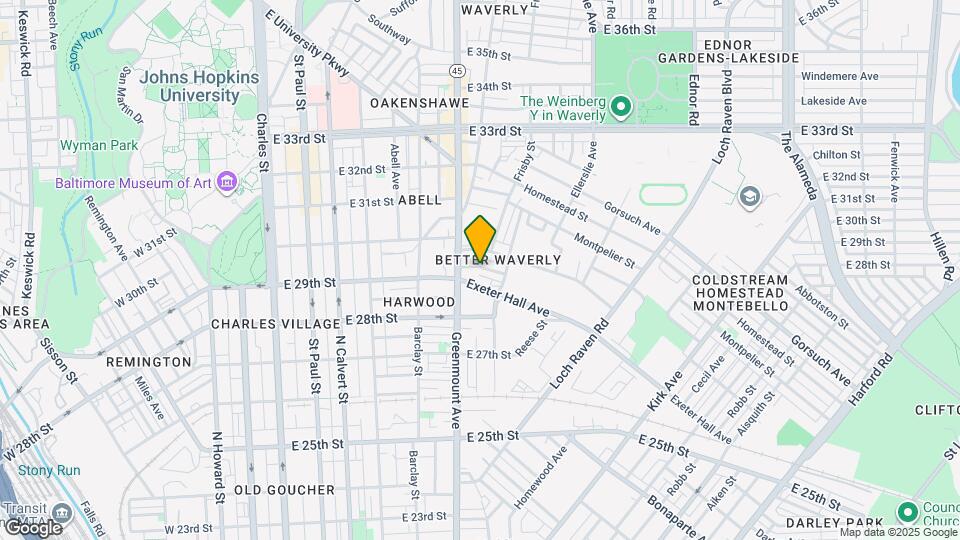 601 E 29th St Map and Location Details