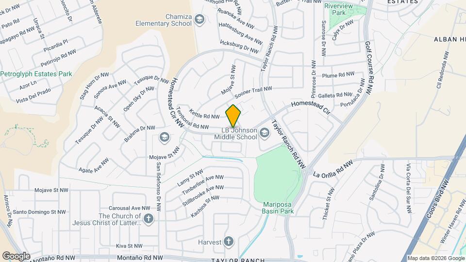 5208 Territorial Rd NW Map and Location Details