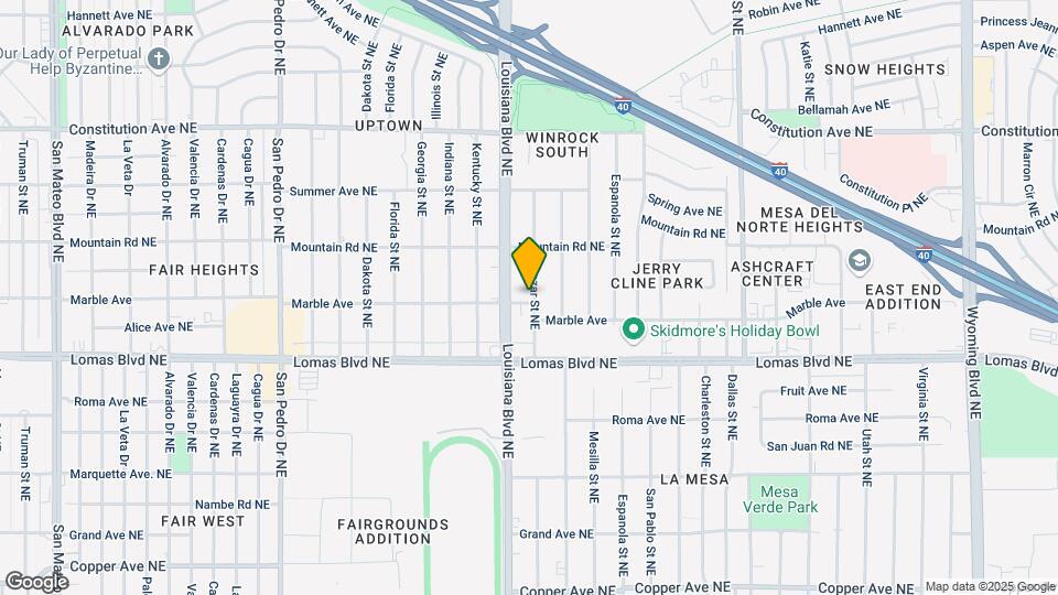 1001 Alcazar St NE Map and Location Details