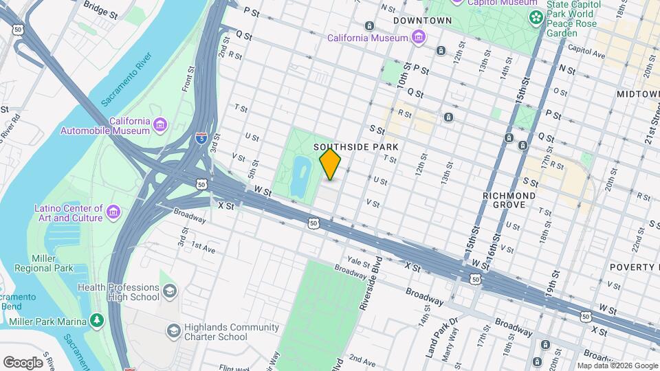 813 V St Map and Location Details