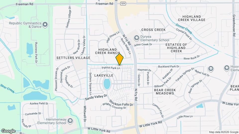20618 Patriot Park Ln Mapa y Detalles de la Ubicación