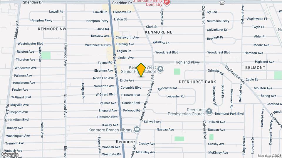 98 Enola Ave, Unit Lower Map and Location Details