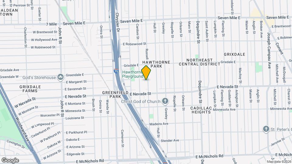 18077 Russell Map and Location Details