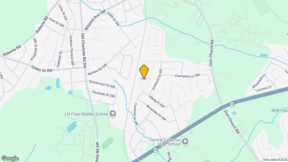 594 Viking Pl SW Mapa y Detalles de la Ubicación