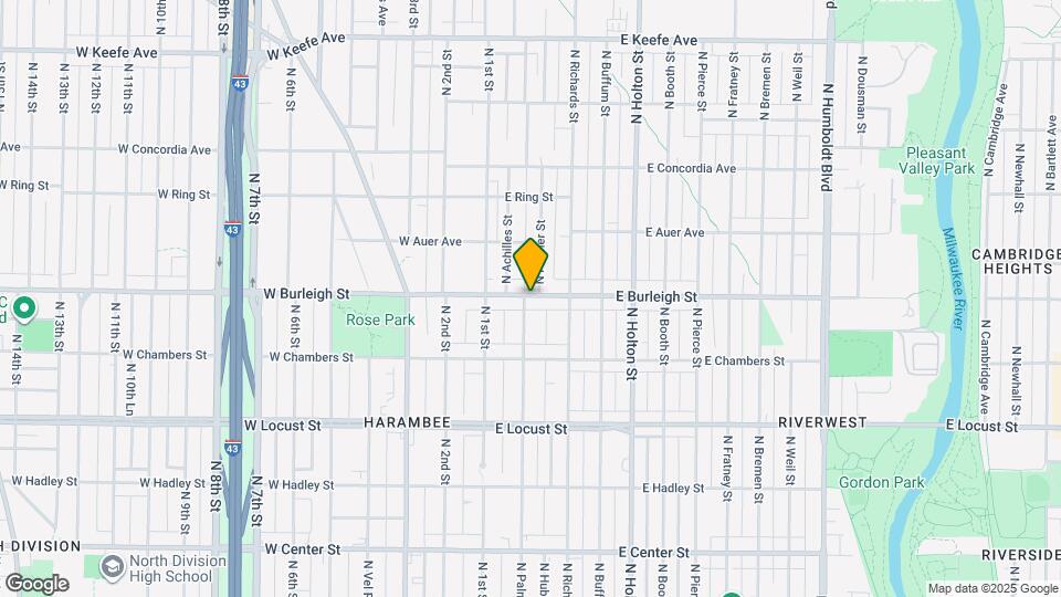 207 E Burleigh St Map and Location Details