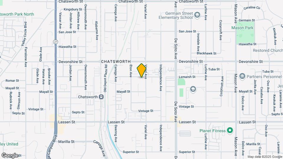 21114 Lemarsh St Map and Location Details