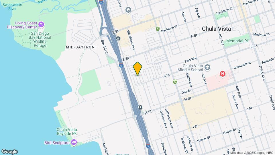 Cabrillo Mobile Lodge 124-Space Mobile Home Map and Location Details
