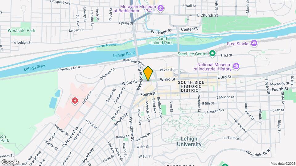 228 W 3rd St Map and Location Details