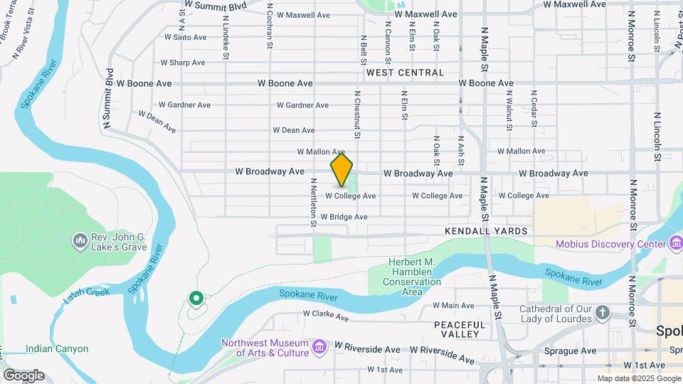 2124 W College Ave Map and Location Details