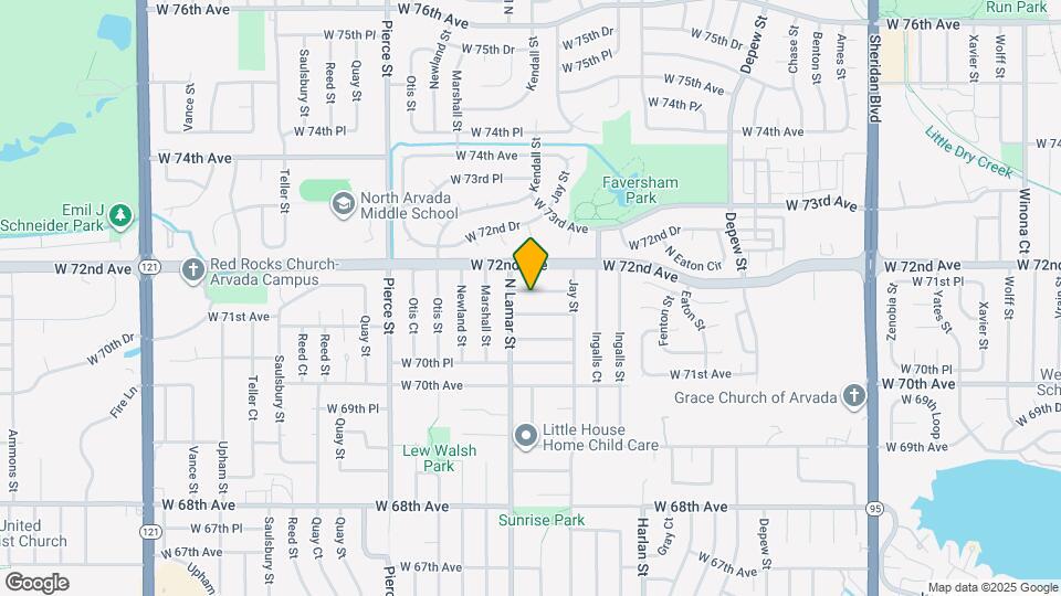 6336 W 71st Pl Map and Location Details