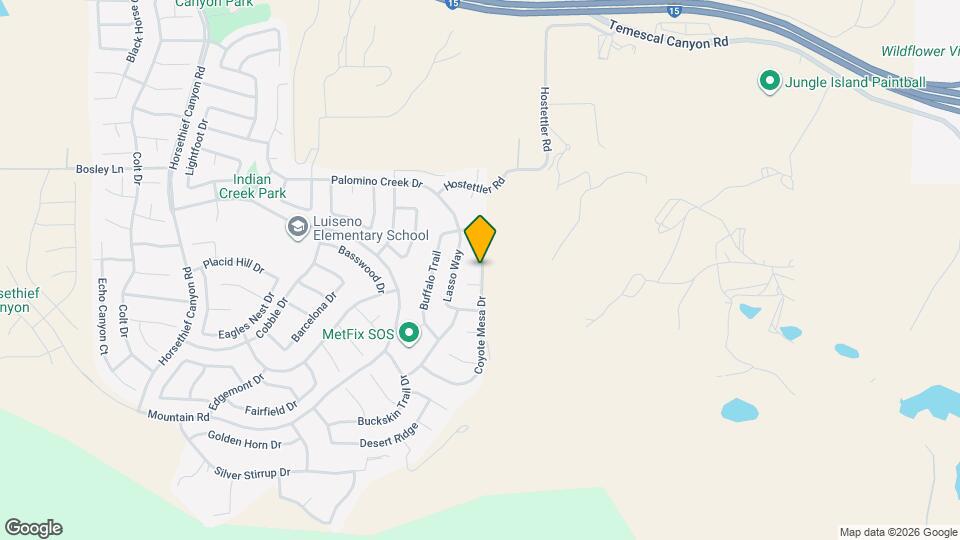 27247 Coyote Mesa Dr Map and Location Details