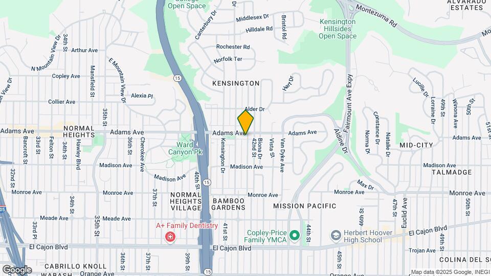 4682 Edgeware Rd Map and Location Details