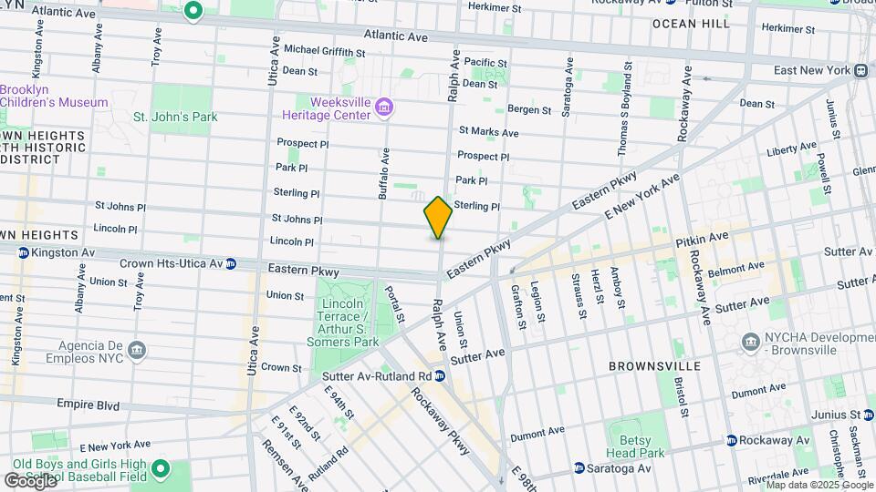 574 Ralph Ave Mapa y Detalles de la Ubicación