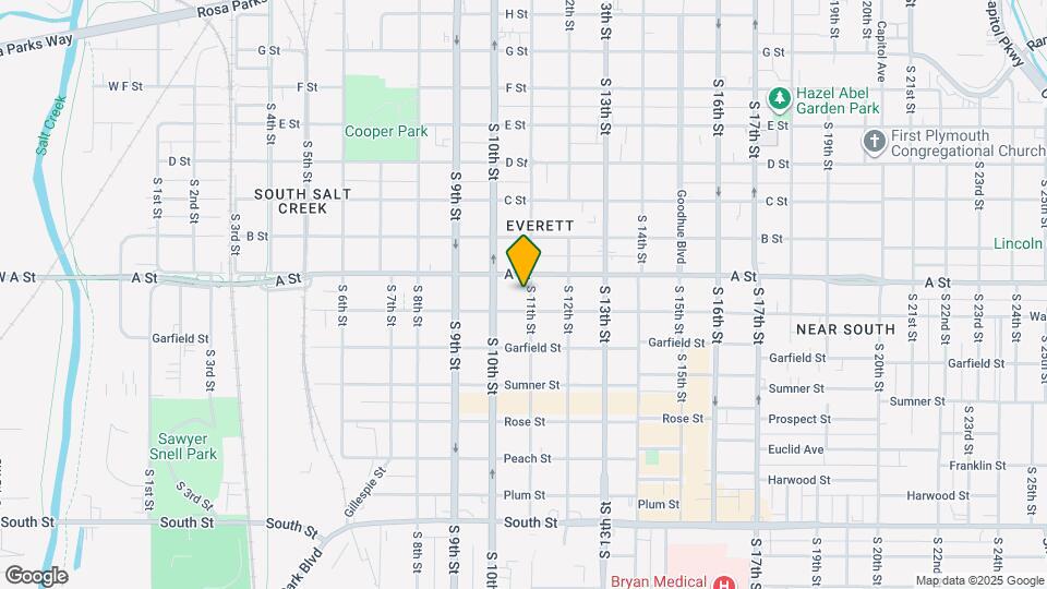 1425 S 11th St Map and Location Details