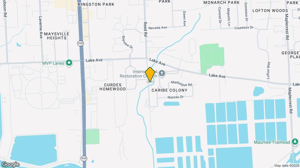 1008 Reed Rd Map and Location Details