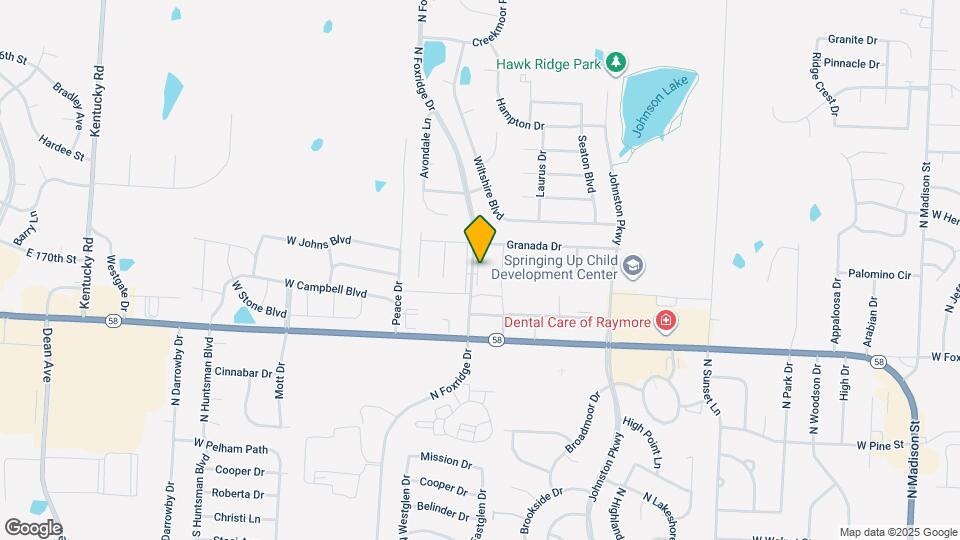 523 N Foxridge Dr Map and Location Details