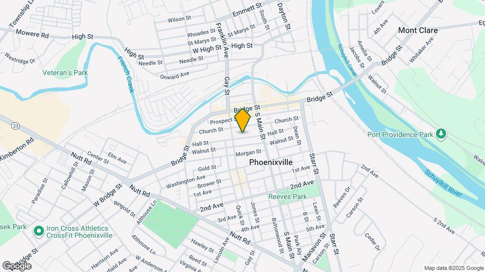 243 Hall St Map and Location Details