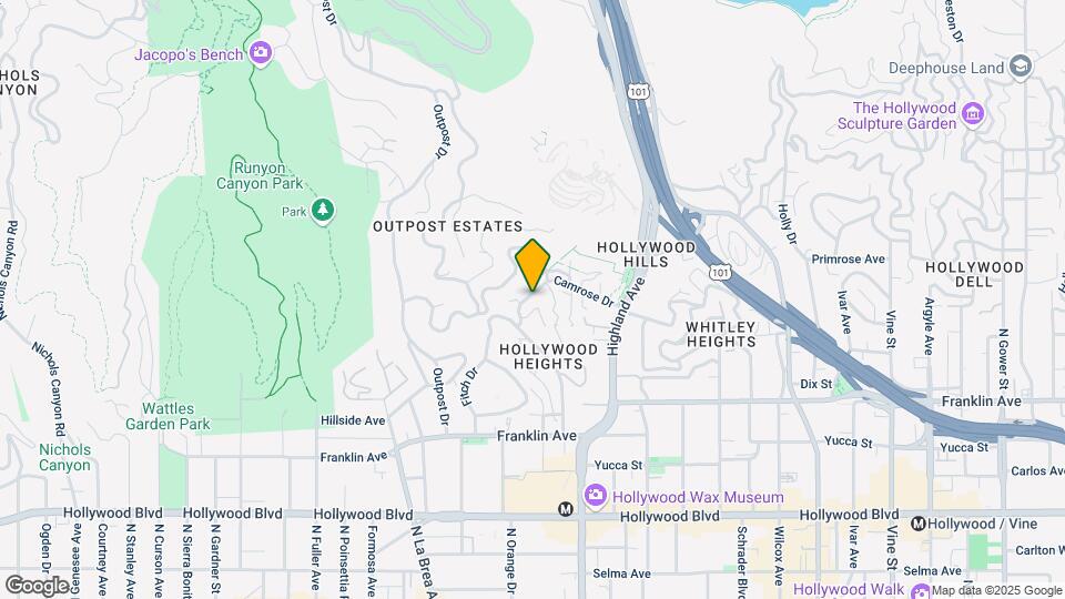 6920 Camrose Dr Map and Location Details